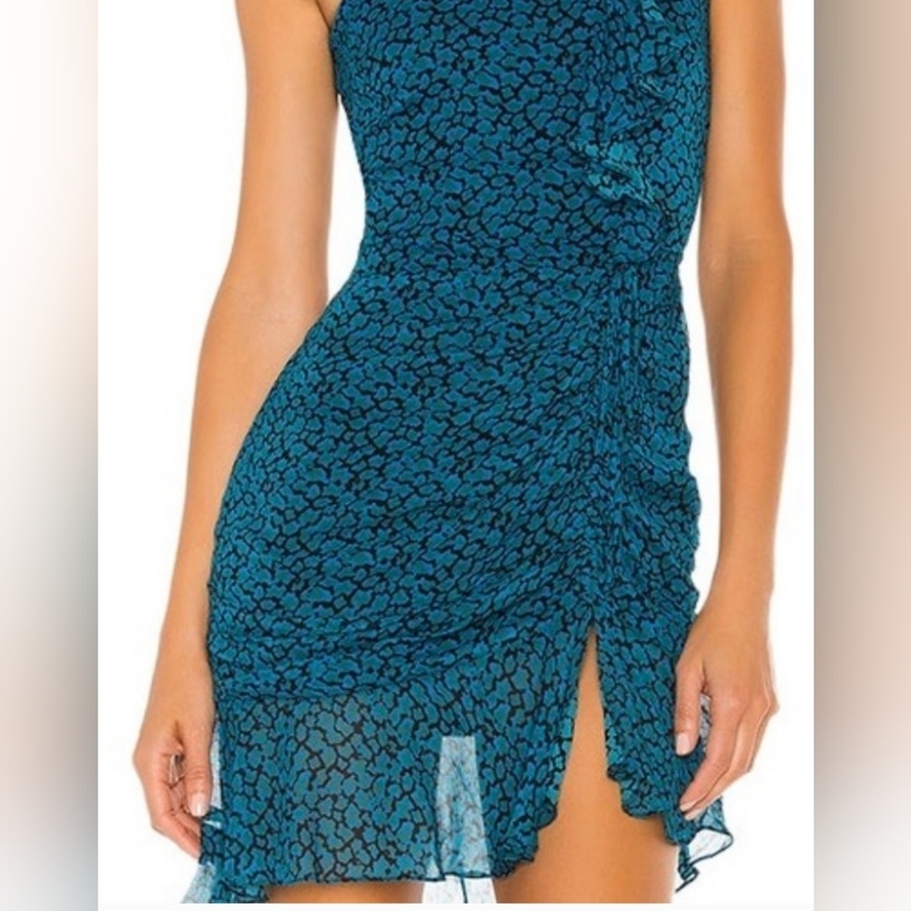 Karina Grimaldi Tana Python Mini Dress euc XS
